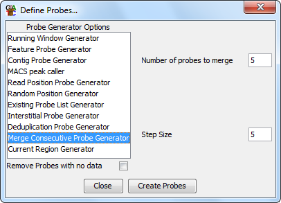 Merge Consecutive Probe Generator Picture