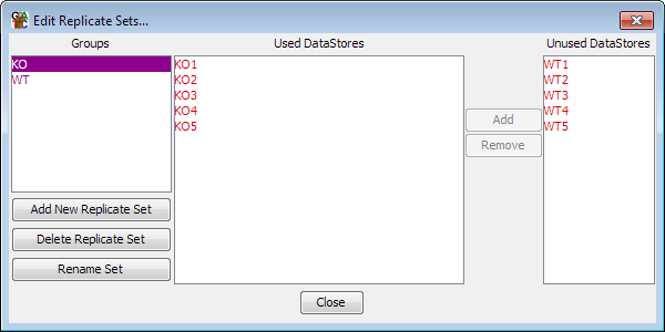 Data Group Editor