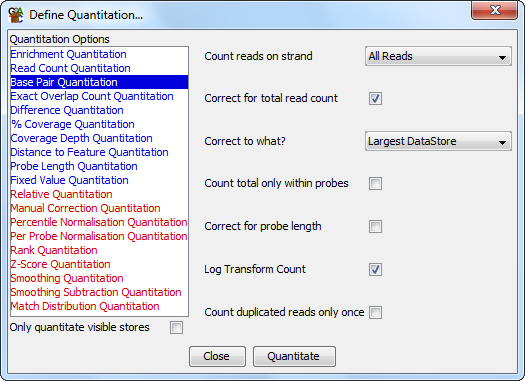 Base Pair Quantitation