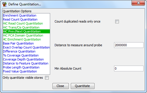 HiC Prev/Next Quantitation