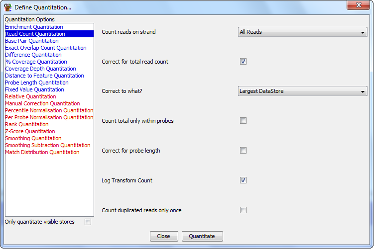 Read Count Quantitation